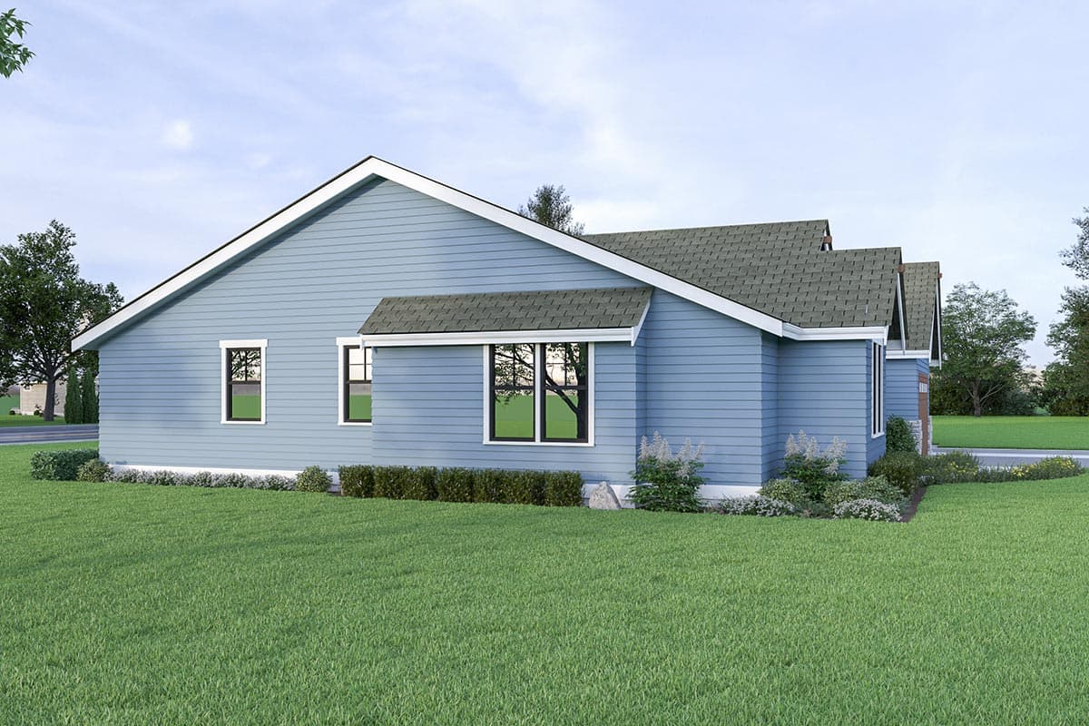 Plan 280080JWD: One-Level House Plan with Open Layout - Image #4 - Craftsman, Ranch