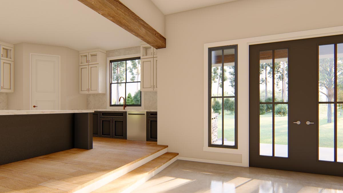 Plan 915038CHP: Exclusive New American Home Plan with Front and Rear Porches - Image #12 - Country, Farmhouse, New American