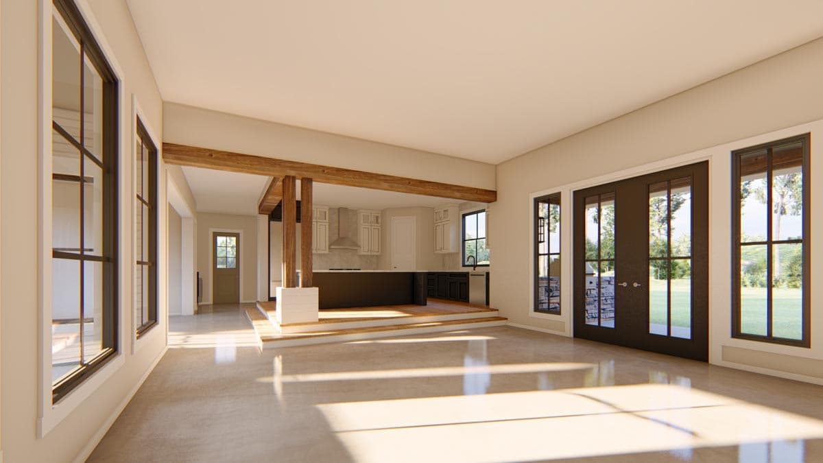 Plan 915038CHP: Exclusive New American Home Plan with Front and Rear Porches - Image #15 - Country, Farmhouse, New American