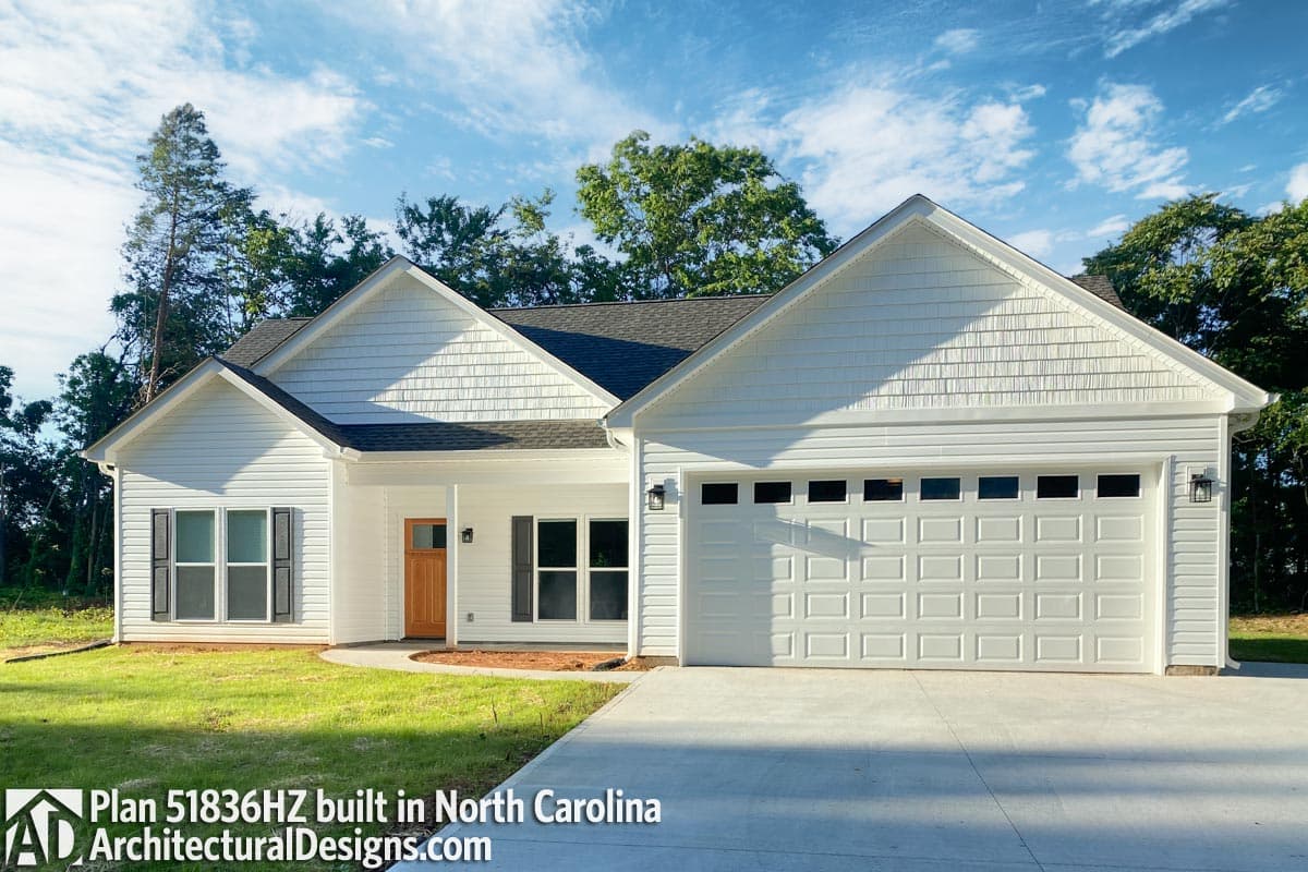 build gallery item - House Plan 51836HZ Comes to Life in North Carolina