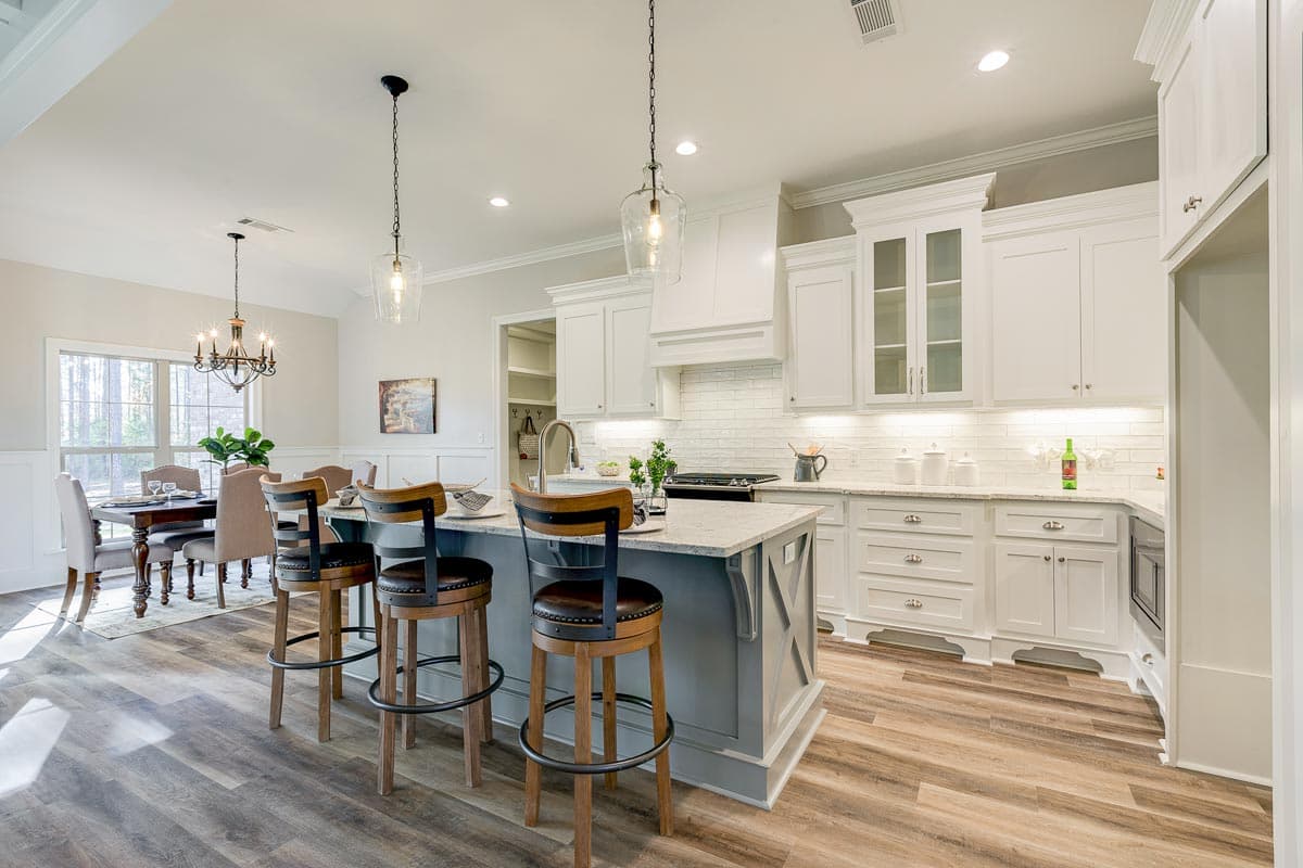 Plan 51837HZ: Split Bedroom New American House Plan with 8'-Deep Rear Porch - 2095 Sq Ft - Image #9 - Country, Craftsman, Farmhouse, French Country, New American