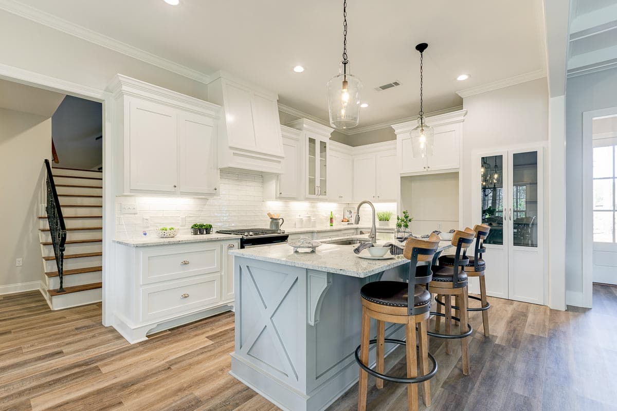 Plan 51837HZ: Split Bedroom New American House Plan with 8'-Deep Rear Porch - 2095 Sq Ft - Image #10 - Country, Craftsman, Farmhouse, French Country, New American