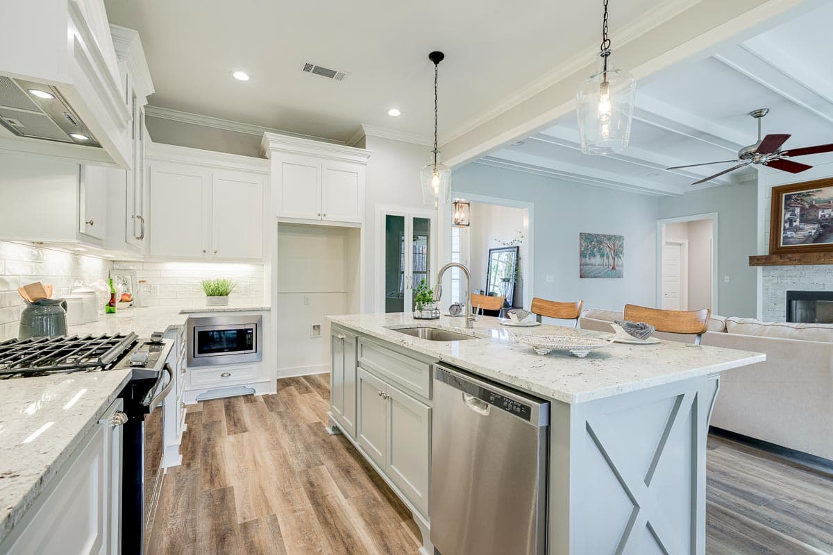 Plan 51837HZ: Split Bedroom New American House Plan with 8'-Deep Rear Porch - 2095 Sq Ft - Image #12 - Country, Craftsman, Farmhouse, French Country, New American