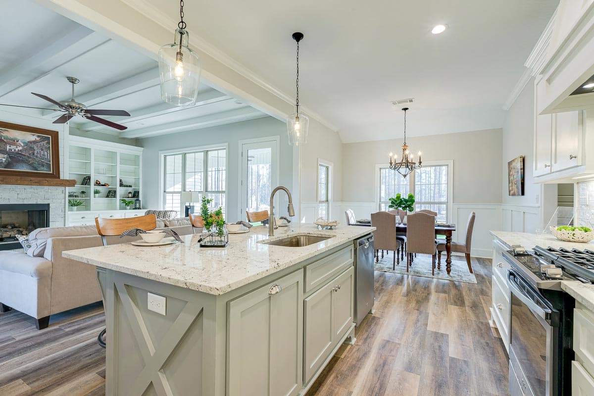 Plan 51837HZ: Split Bedroom New American House Plan with 8'-Deep Rear Porch - 2095 Sq Ft - Image #13 - Country, Craftsman, Farmhouse, French Country, New American