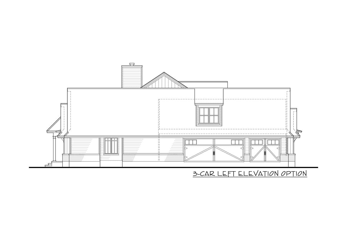 Plan 16918WG: 4-Bedroom Modern Farmhouse Plan with Three Fresh Air Spaces - 3077 Sq Ft - Image #8 - Country, Farmhouse, Modern Farmhouse, New American, Southern