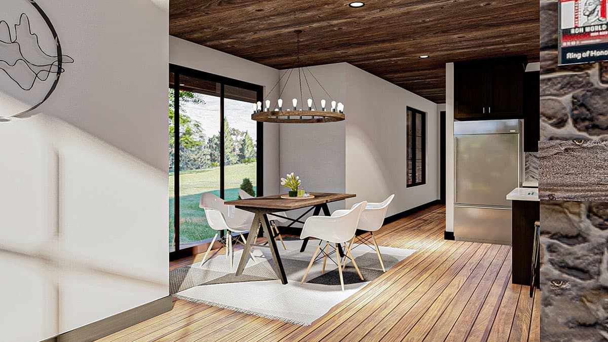 Plan 62873DJ: Modern Mountain House Plan with Great Room Open to Upstairs Loft - Image #9 - Barndominium, Craftsman, Mountain, Vacation