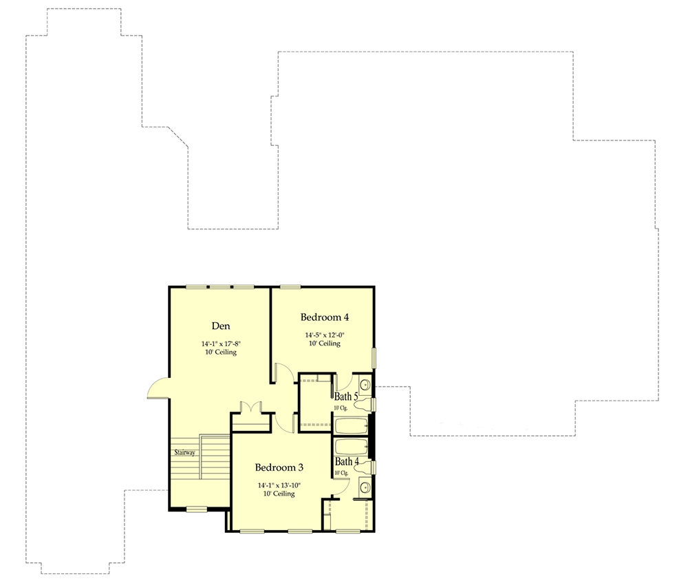 Plan 860052MCD: Luxury Southern Home Plan with Rustic Interior Elements - Floor Plan - 2nd Floor - Acadian, Coastal, Coastal Contemporary, Louisiana-Style, New American, Southern, Transitional