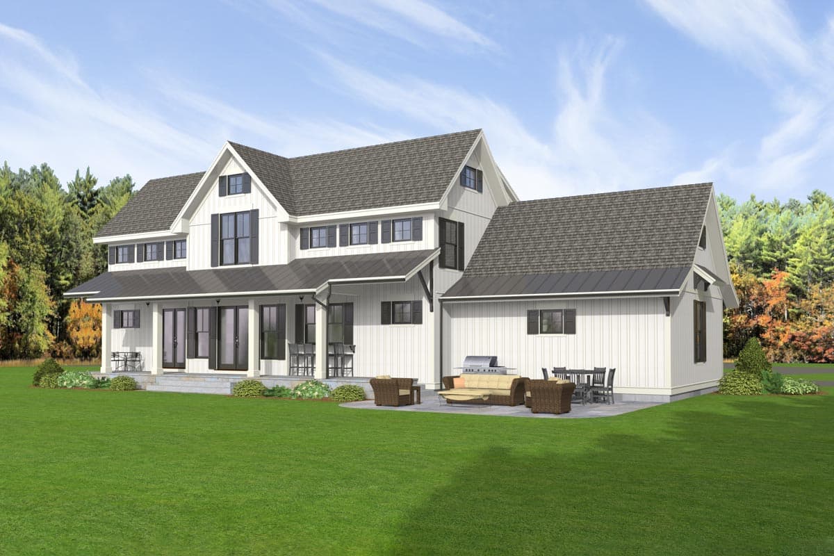 Plan 654007KNA: Exclusive Modern Farmhouse Plan with First-Floor Master - Image #9 - Country, Farmhouse, Modern Farmhouse, New American