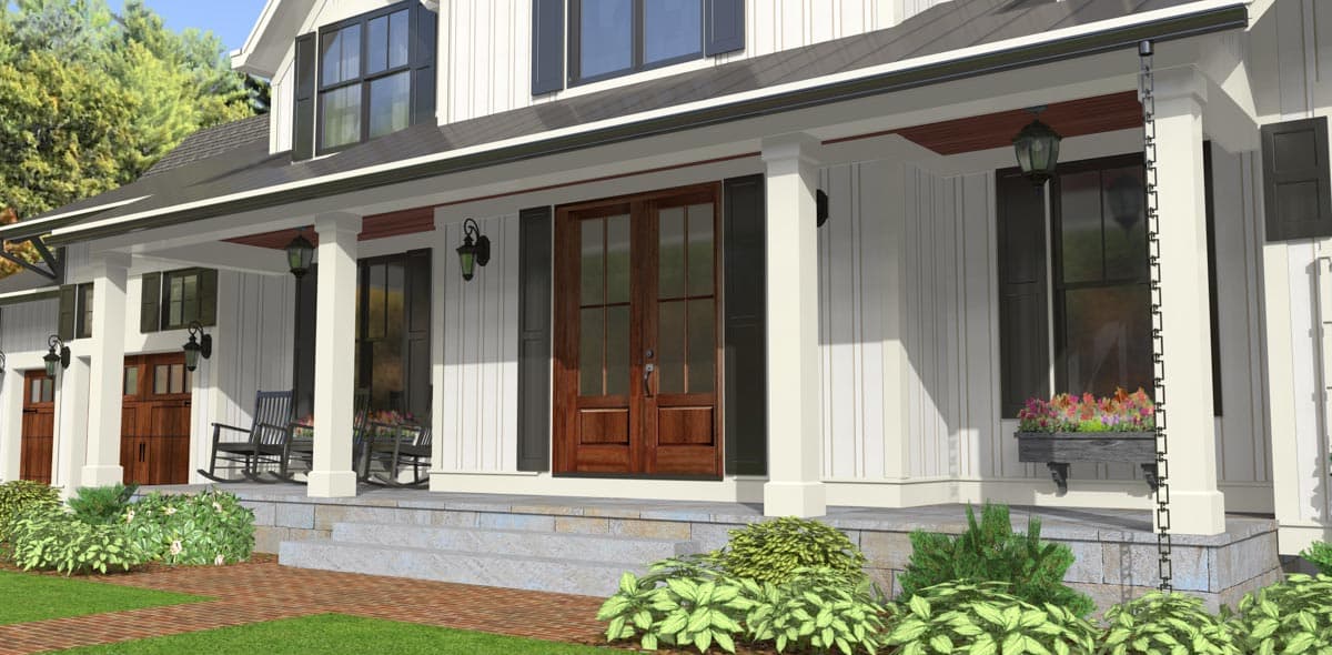 Plan 654007KNA: Exclusive Modern Farmhouse Plan with First-Floor Master - Image #12 - Country, Farmhouse, Modern Farmhouse, New American