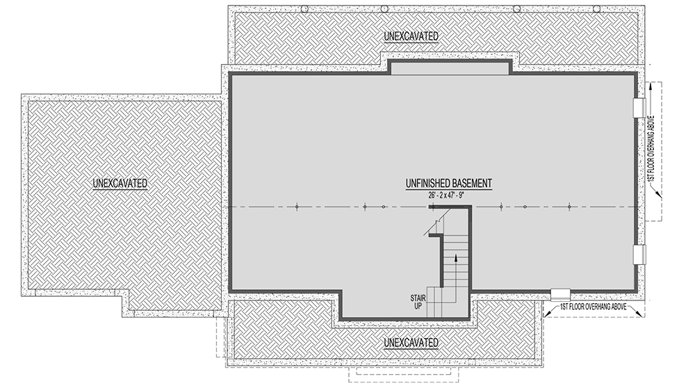 Plan 654007KNA: Exclusive Modern Farmhouse Plan with First-Floor Master - Floor Plan - Basement Unfinished - Country, Farmhouse, Modern Farmhouse, New American