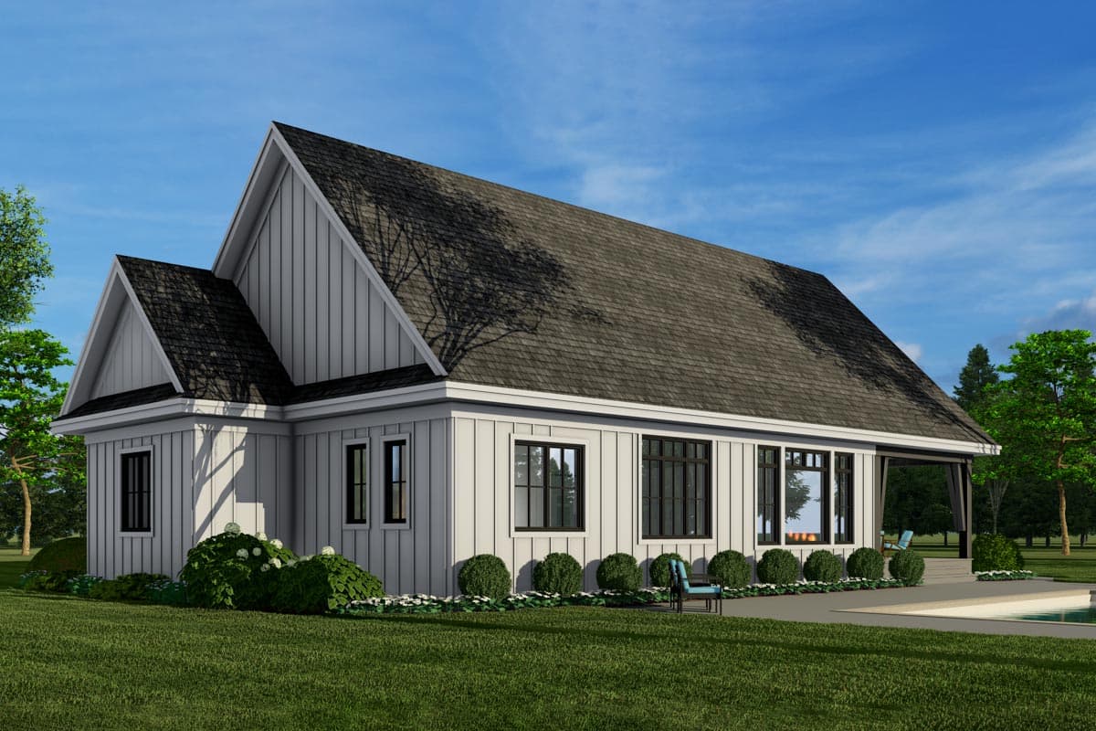Plan 14686RK: 3-Bed New American Farmhouse Plan with Corner Covered Porch in Back - Image #9 - Country, Farmhouse, Modern Farmhouse, New American, Southern