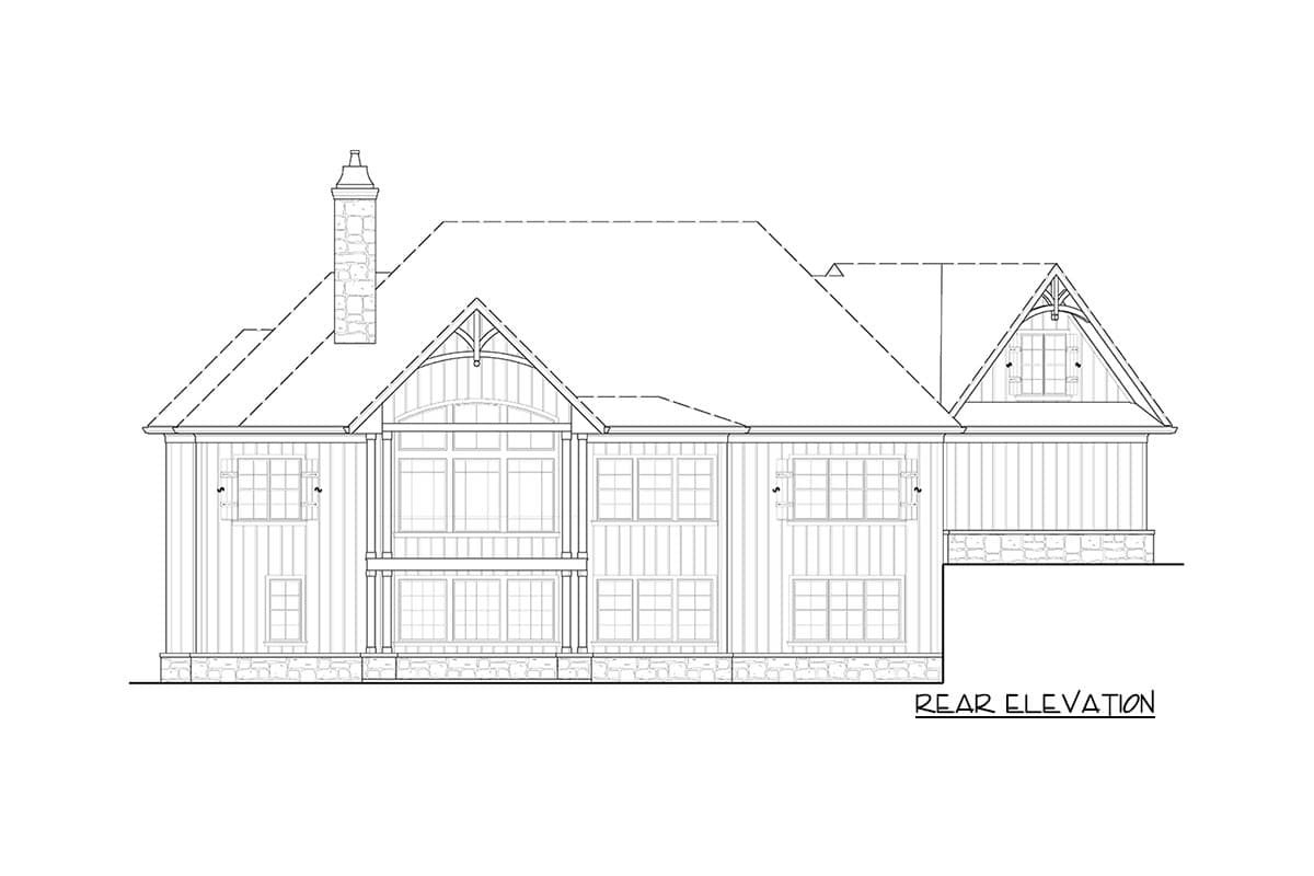 Plan 25700GE: New American Craftsman House Plan with Bonus Room above Garage - Image #20 - Craftsman, New American