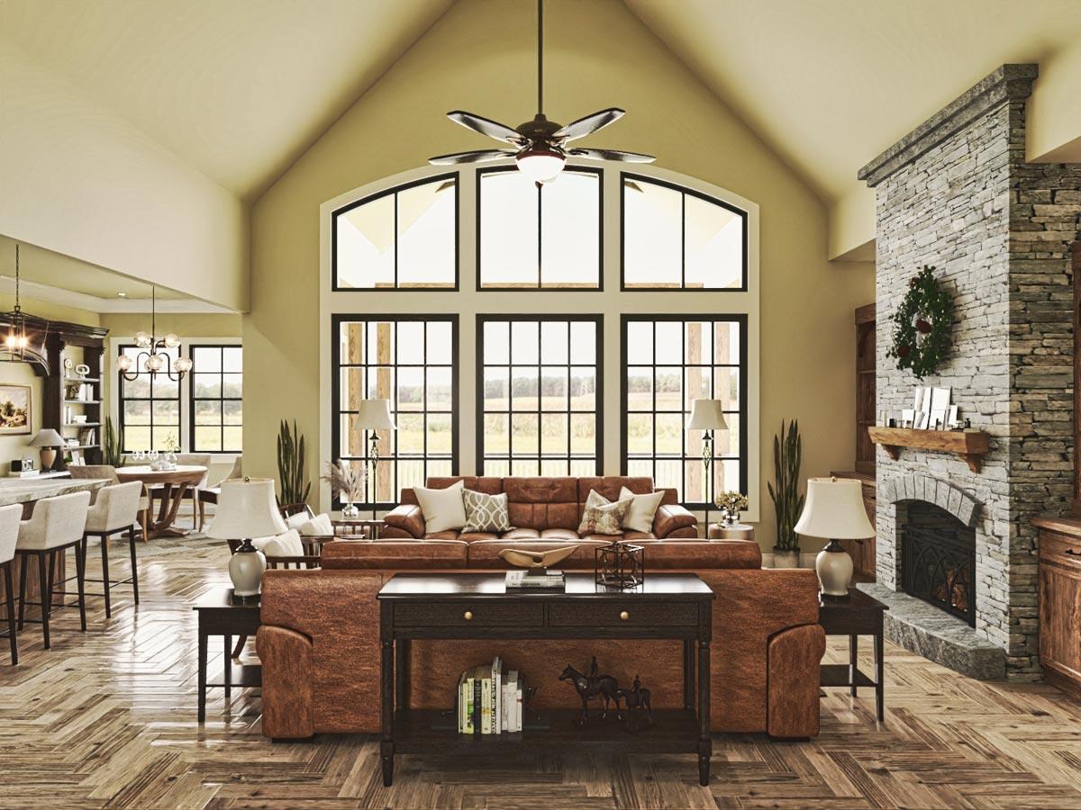 Plan 25700GE: New American Craftsman House Plan with Bonus Room above Garage - Image #10 - Craftsman, New American