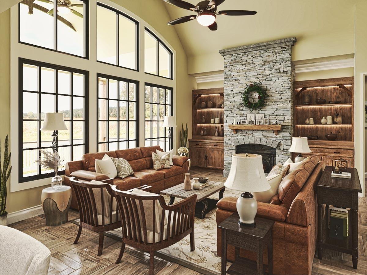 Plan 25700GE: New American Craftsman House Plan with Bonus Room above Garage - Image #11 - Craftsman, New American