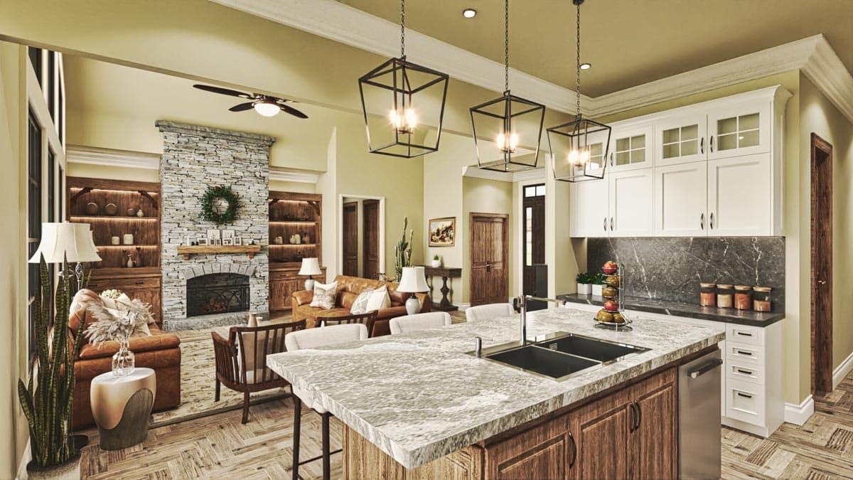 Plan 25700GE: New American Craftsman House Plan with Bonus Room above Garage - Image #17 - Craftsman, New American