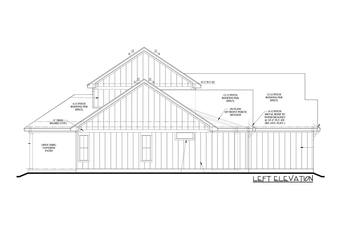 Plan 440008PWL: Exclusive Farmhouse Plan with Eat-in Kitchen - Image #12 - Craftsman, Modern Farmhouse, New American, Southern