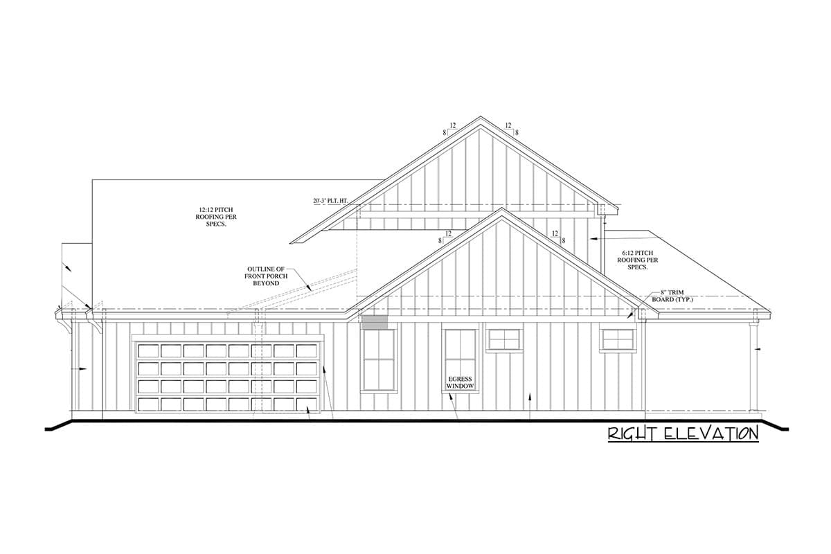 Plan 440008PWL: Exclusive Farmhouse Plan with Eat-in Kitchen - Image #14 - Craftsman, Modern Farmhouse, New American, Southern