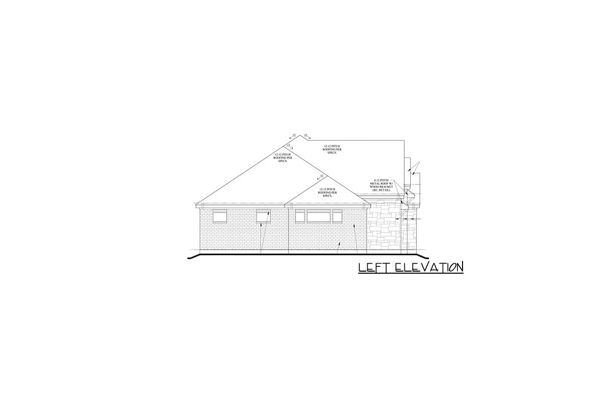 Plan 440011PWL: Exclusive European House Plan with Porte-Cochere - Image #9 - European, Traditional
