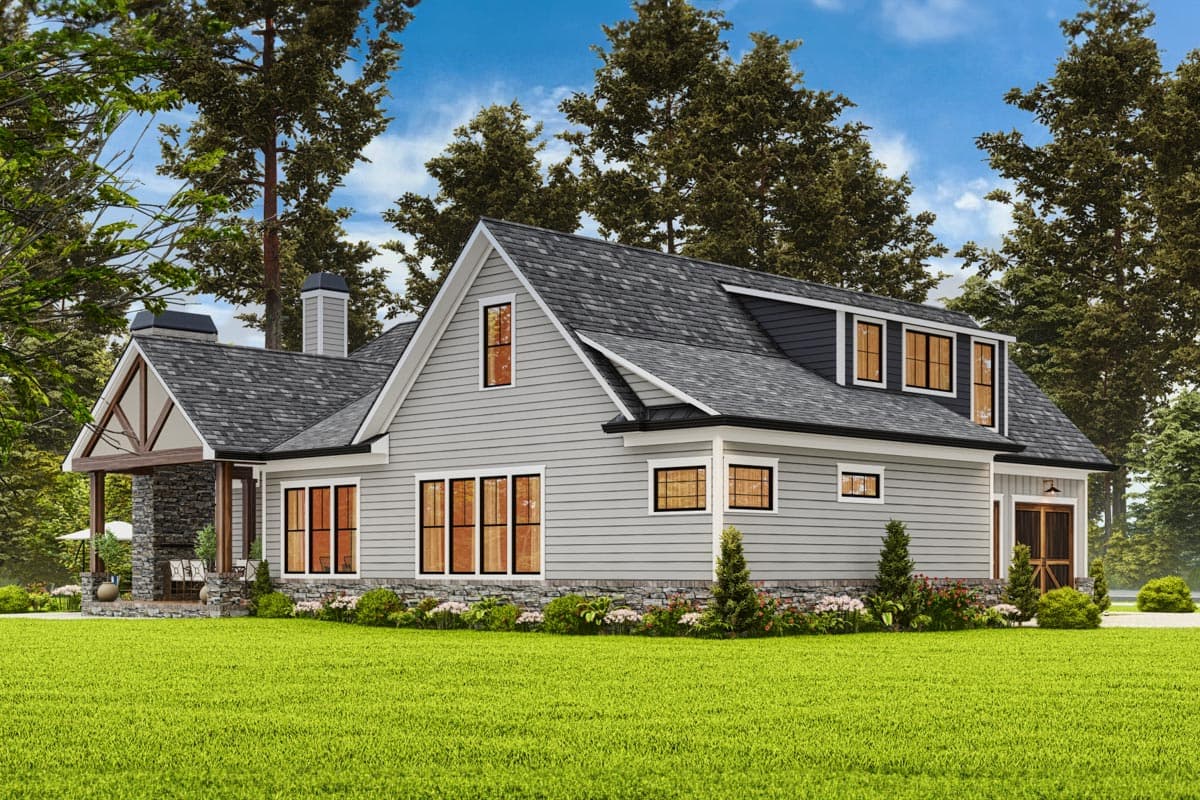 Plan 25702GE: Modern Farmhouse Plan with Optionally Finished 2nd Floor - 2389 Sq Ft - Image #8 - Country, Farmhouse, Modern Farmhouse, New American, Ranch, Southern, Traditional