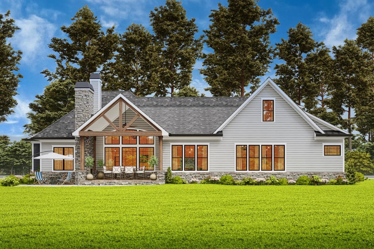 Plan 25702GE: Modern Farmhouse Plan with Optionally Finished 2nd Floor - 2389 Sq Ft - Image #9 - Country, Farmhouse, Modern Farmhouse, New American, Ranch, Southern, Traditional