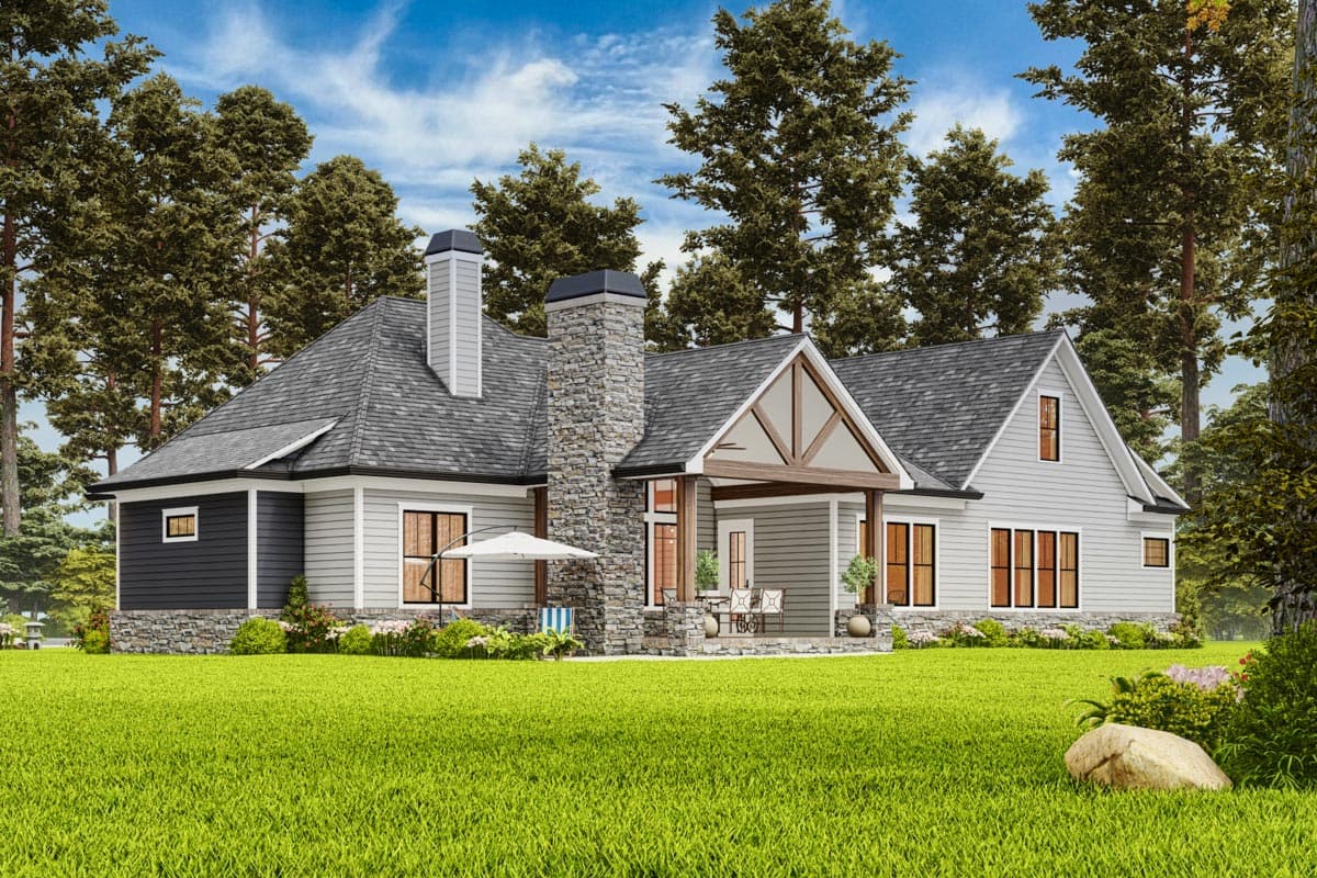 Plan 25702GE: Modern Farmhouse Plan with Optionally Finished 2nd Floor - 2389 Sq Ft - Image #10 - Country, Farmhouse, Modern Farmhouse, New American, Ranch, Southern, Traditional