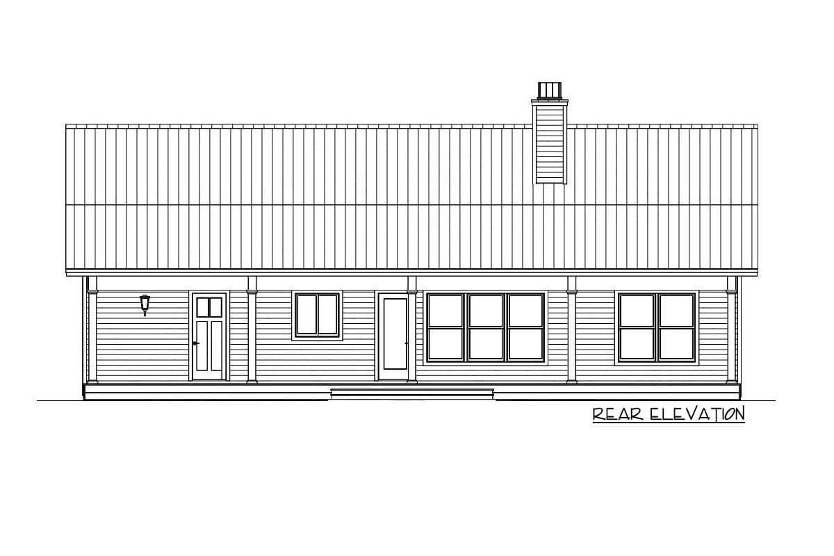 Plan 28939JJ: 3-Bed Budget-Friendly Farmhouse Ranch House Plan - 1662 Sq Ft - Image #11 - Barndominium, Cabin, Cottage, Country, Farmhouse, Hill Country, Ranch, Rustic, Traditional