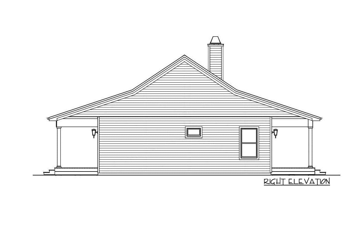 Plan 28939JJ: 3-Bed Budget-Friendly Farmhouse Ranch House Plan - 1662 Sq Ft - Image #12 - Barndominium, Cabin, Cottage, Country, Farmhouse, Hill Country, Ranch, Rustic, Traditional