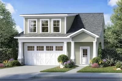 Detached 2-Car Garage with Flex Space above