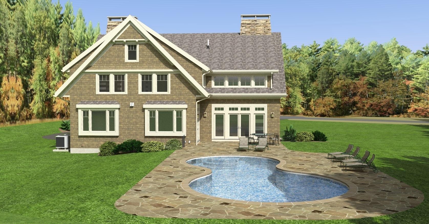 Plan 654009KNA: Exclusive Shingled House Plan with 2-Story Great Room - Image #16 - Country, New American, Shingle, Traditional