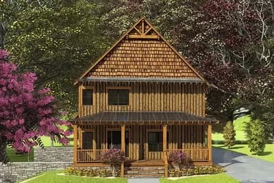 5-Bed Mountain House Plan with Walk-Out Basement