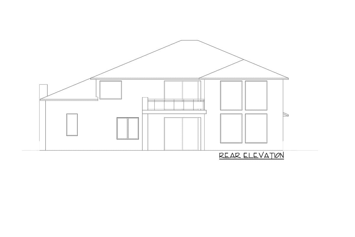 Plan 666089RAF: Spacious Two-Story House Plan with Two Staircases - Image #7 - Traditional
