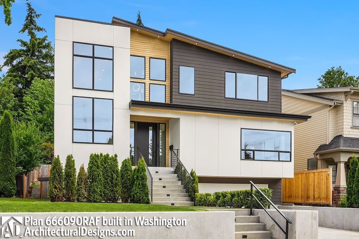 build gallery item - Contemporary House Plan 666090RAF Comes to Life in Washington