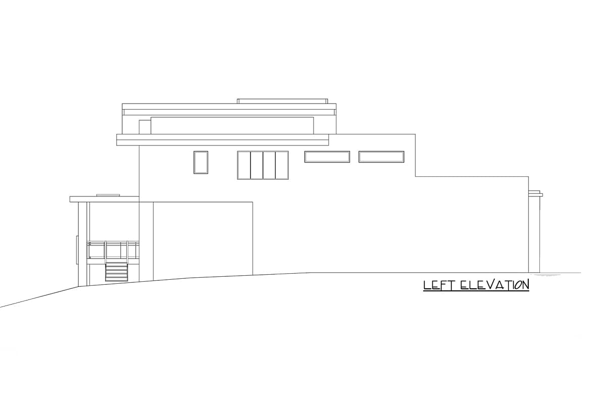 Plan 666091RAF: Two-Story Contemporary House Plan with Indoor-Outdoor Living Space - Image #6 - Contemporary, Modern, Northwest, Prairie