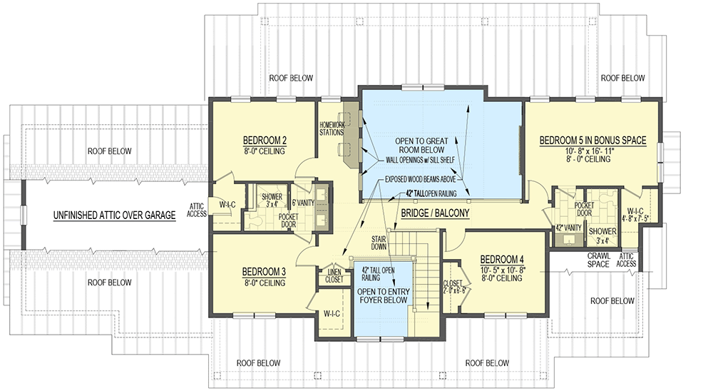 Plan 654010KNA: Exclusive Modern Farmhouse Plan with First-Floor Master - Floor Plan - Optional Second Floor - Country, Farmhouse, Modern Farmhouse, New American