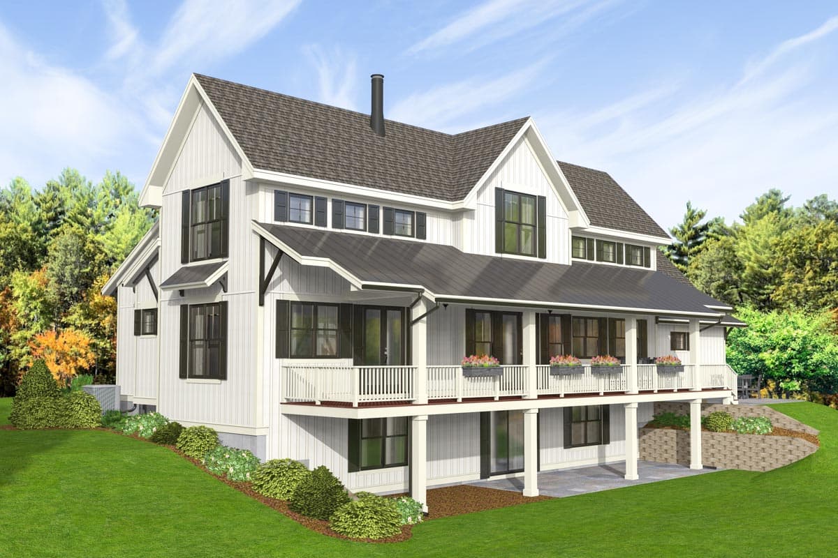 Plan 654010KNA: Exclusive Modern Farmhouse Plan with First-Floor Master - Image #11 - Country, Farmhouse, Modern Farmhouse, New American
