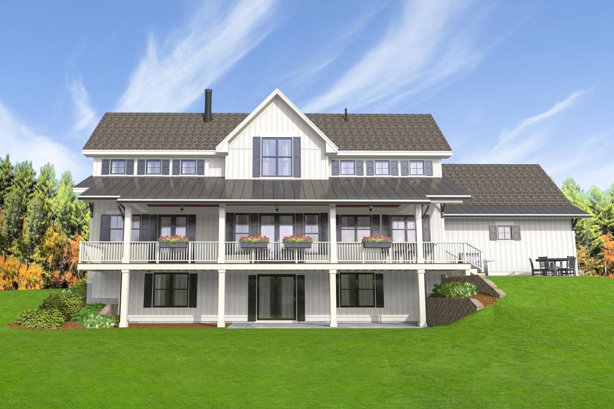 Plan 654010KNA: Exclusive Modern Farmhouse Plan with First-Floor Master - Image #12 - Country, Farmhouse, Modern Farmhouse, New American