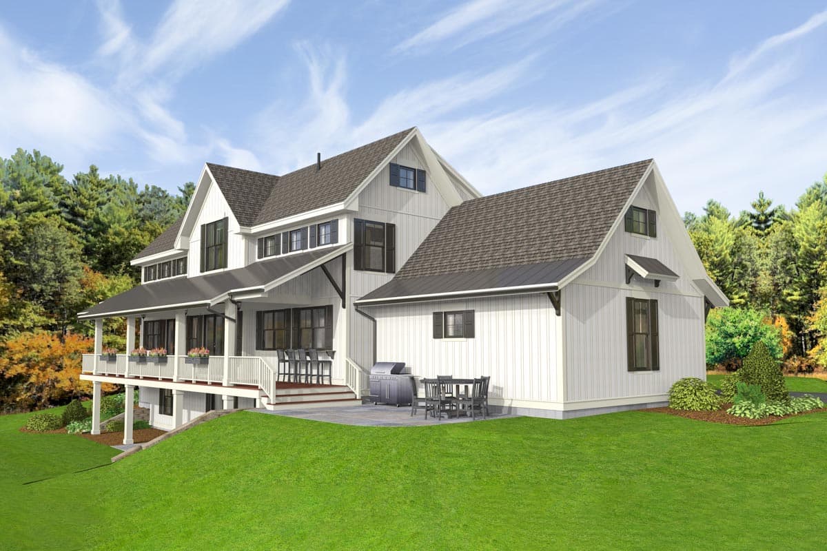 Plan 654010KNA: Exclusive Modern Farmhouse Plan with First-Floor Master - Image #13 - Country, Farmhouse, Modern Farmhouse, New American