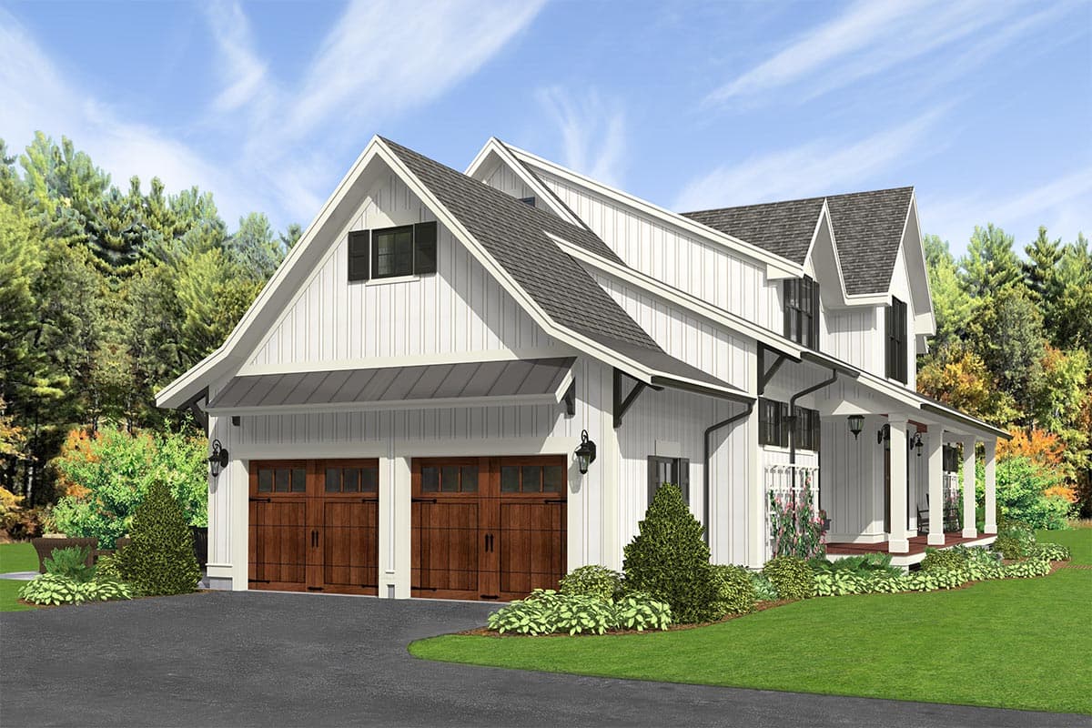 Plan 654010KNA: Exclusive Modern Farmhouse Plan with First-Floor Master - Image #9 - Country, Farmhouse, Modern Farmhouse, New American