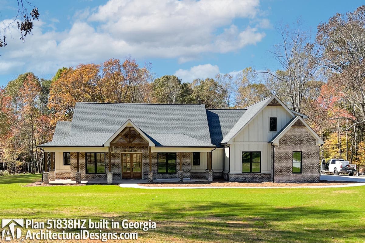 build gallery item - House Plan 51838HZ Comes to Life in Georgia