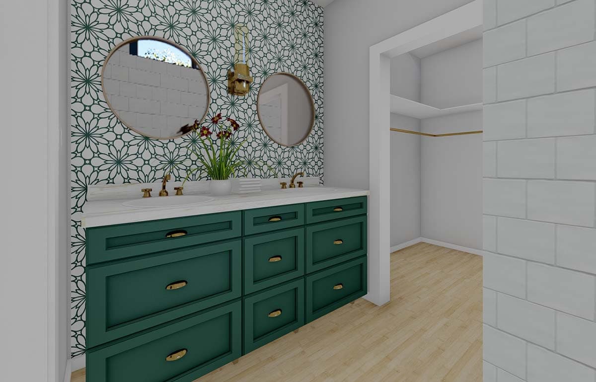 Plan 67760MG: 1-Bed Cottage with Pocket Doors Throughout - Image #14 - Cottage, Country, Vacation