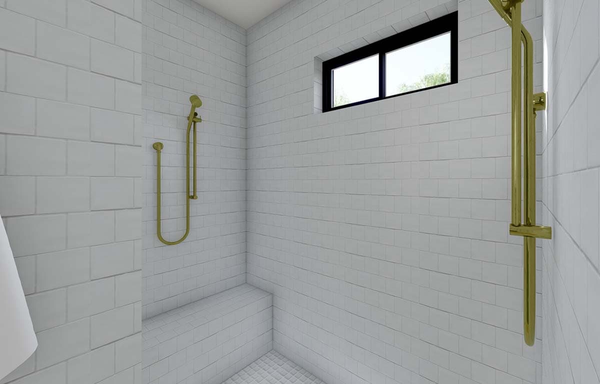 Plan 67760MG: 1-Bed Cottage with Pocket Doors Throughout - Image #15 - Cottage, Country, Vacation