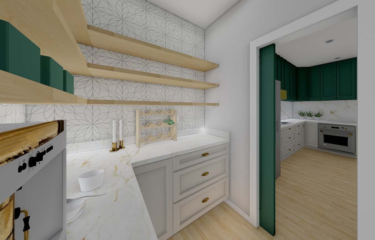 Plan 67760MG: 1-Bed Cottage with Pocket Doors Throughout - Image #18 - Cottage, Country, Vacation