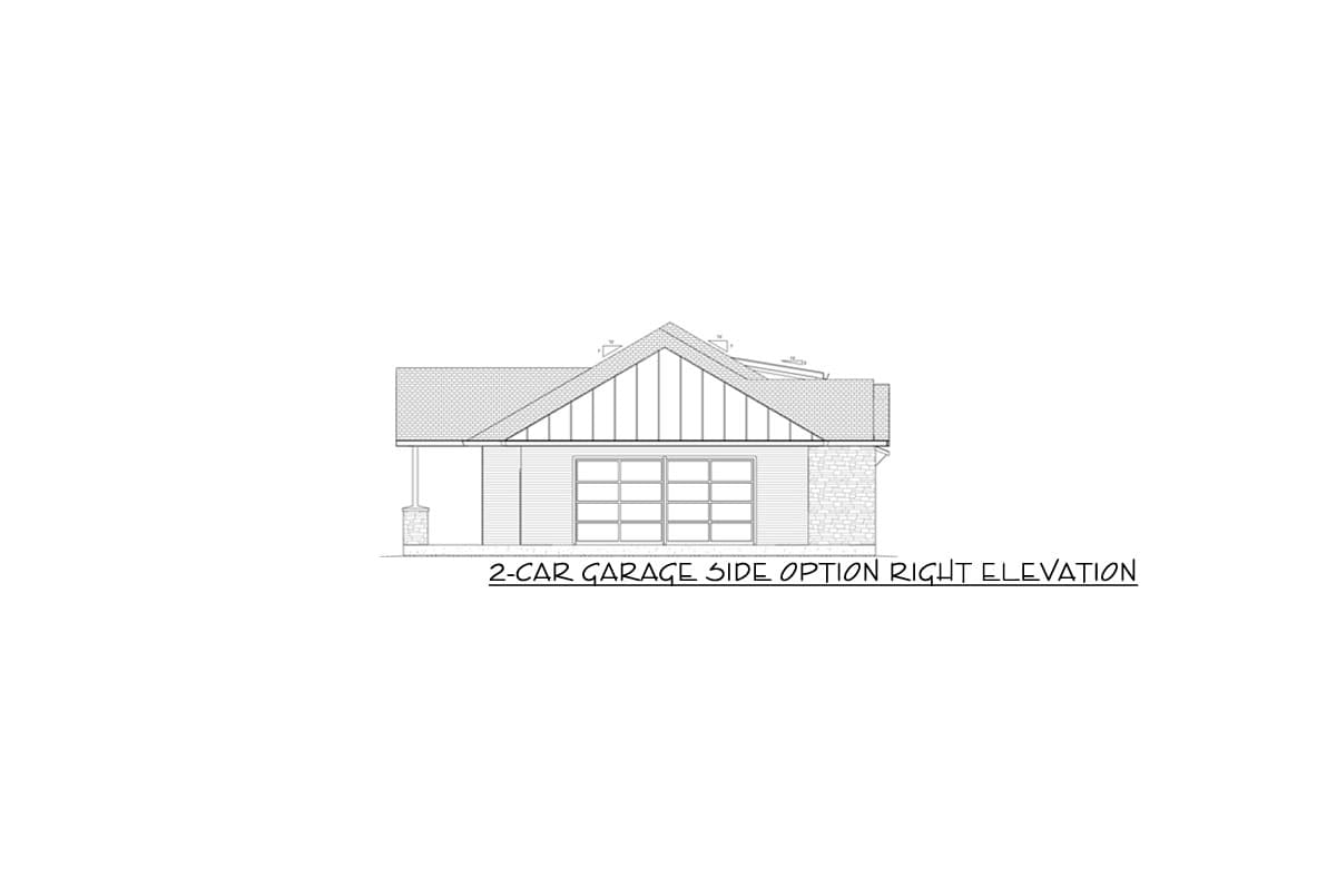 Plan 420005WNT: Contemporary Ranch House Plan with Exterior Stone Accents - Image #7 - New American, Northwest, Ranch