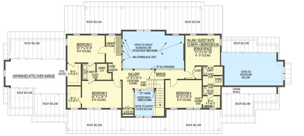 Plan 654011KNA: Modern Country Farmhouse with Formal Dining Room - Floor Plan - Optional Second Level - Country, Farmhouse, Modern Farmhouse, New American