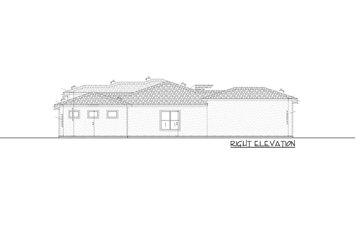 Plan 430060LY:  Ranch House Plan with Home Theater and Gym - Image #5 - Contemporary, Ranch