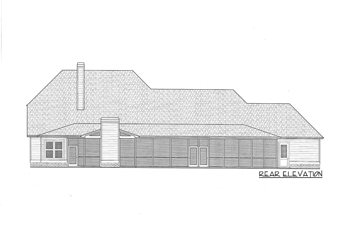 Plan 24410TW: Multi-Generational Craftsman House Plan with Timber-Framed Gables - 3088 Sq Ft - Image #54 - Country, Craftsman, Rustic