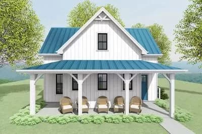 Exclusive ADU House Plan with 2 Bedrooms