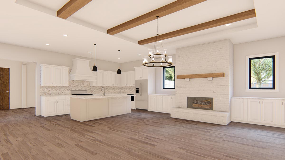 Plan 915040CHP: Traditional Southern House Plan with Open Living Space - Image #9 - Southern, Traditional, Transitional