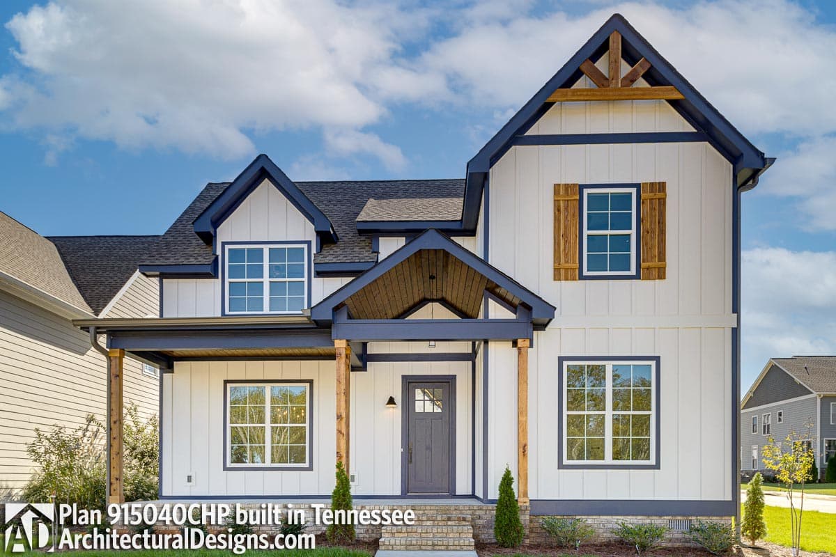 build gallery item - House Plan 915040CHP Comes to Life in Tennessee