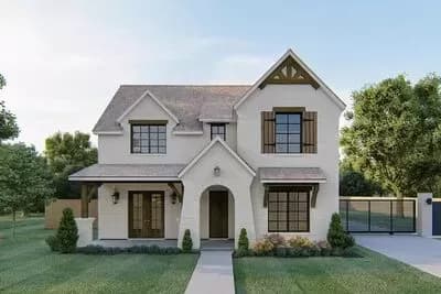 Traditional Southern House Plan with Open Living Space